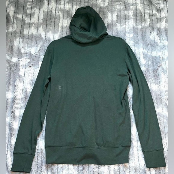 Kit and Ace Brushed Zip Up Hoodie Heather Forest Size XS - Picture 4 of 10